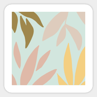 abstract leaves Sticker